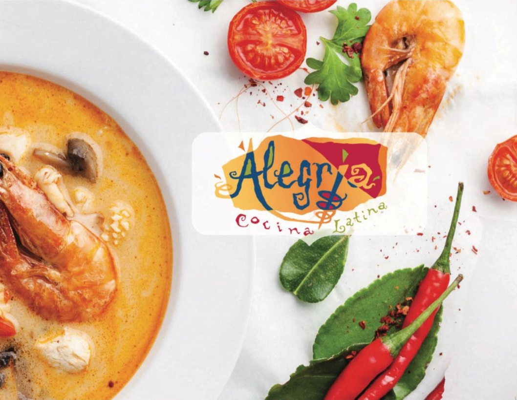 Alegria Cocina Latina shrimp dish