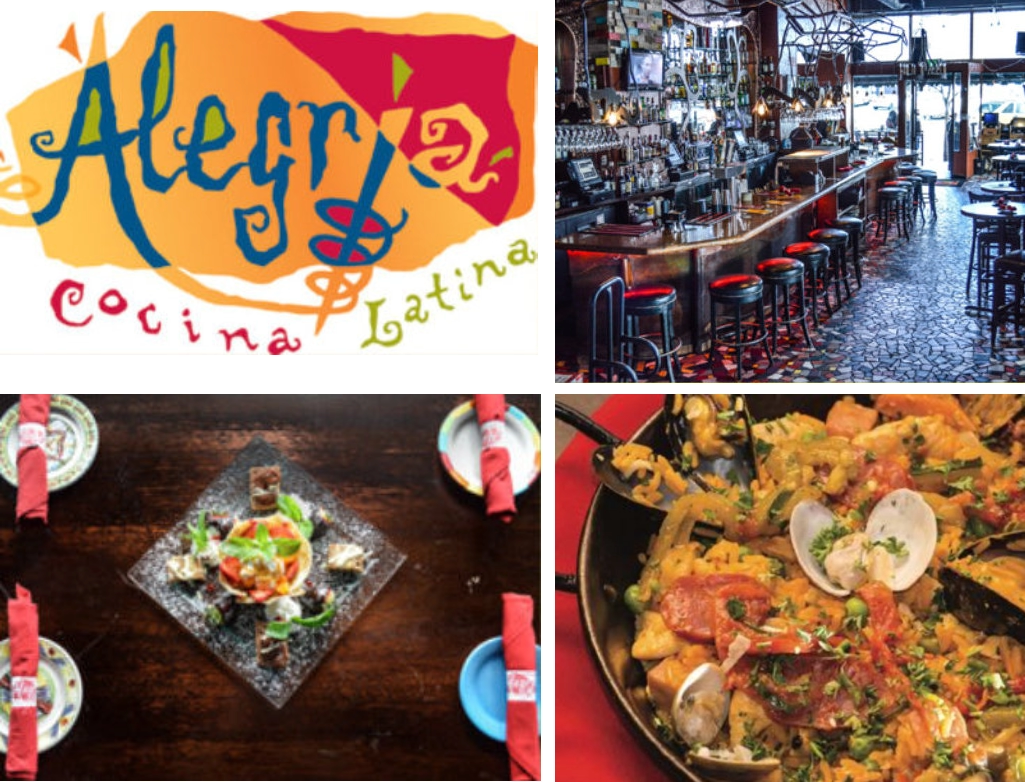 Alegria Cocina Latina interiors and food