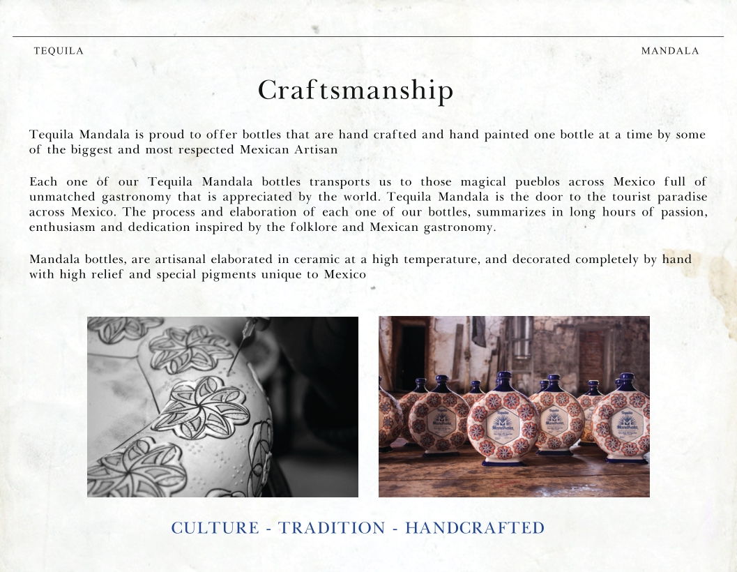 Tequila Mandala artisan painting